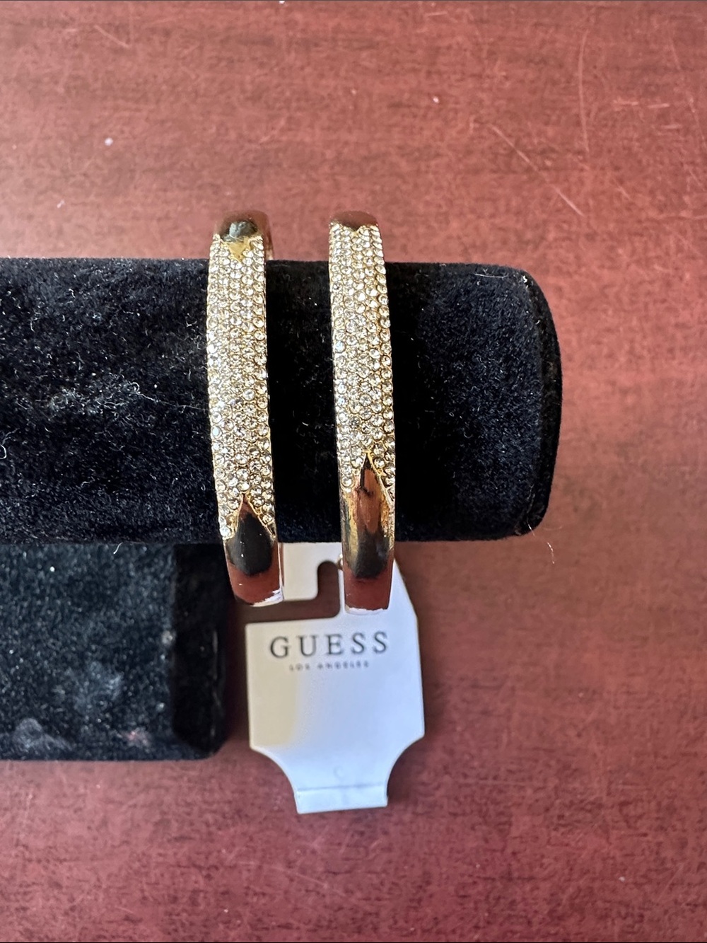 ##101, NWT Guess by Marciano Gold Crystal Pave Bracelet Set